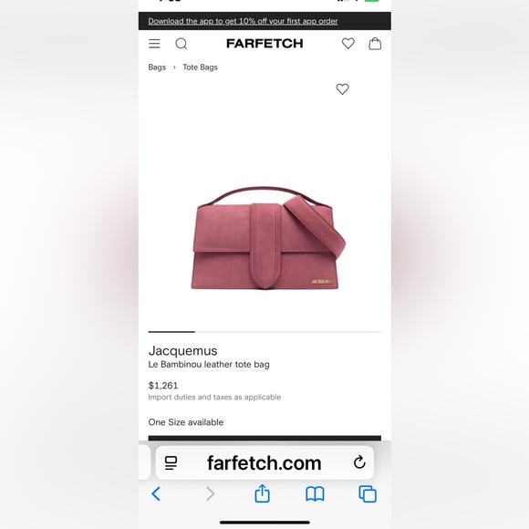 Jacquemus Le Bambinou Grand Burgundy Suede Authentic w/ Tag - Picture 17 of 17